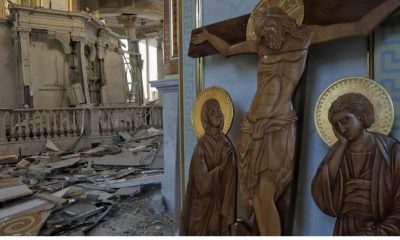 Impacto-Devastador-Imagens-Relevam-A-Destruição-Da-Maior-Catedral-De-Odessa-Na-Ucrânia-Após-Ofensiva-Russa