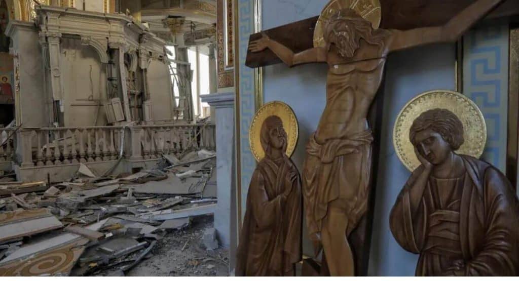 Impacto Devastador Imagens Relevam A Destruicao Da Maior Catedral De Odessa Na Ucrania Apos Ofensiva Russa 1
