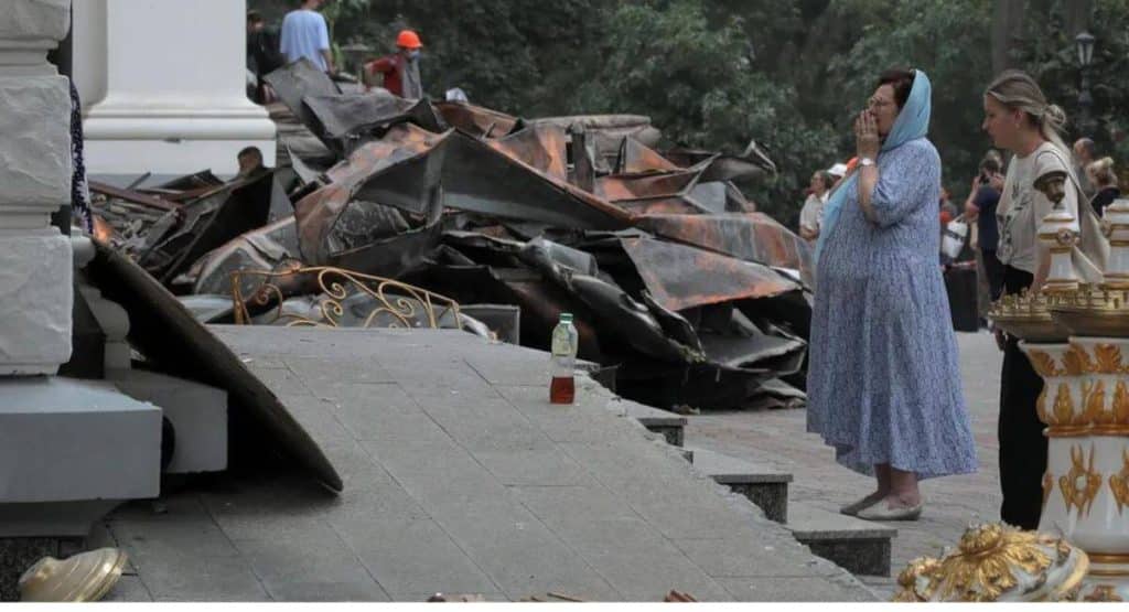 Impacto Devastador Imagens Relevam A Destruicao Da Maior Catedral De Odessa Na Ucrania Apos Ofensiva Russa 14