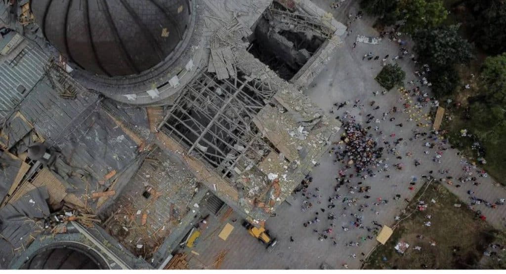 Impacto Devastador Imagens Relevam A Destruicao Da Maior Catedral De Odessa Na Ucrania Apos Ofensiva Russa 5