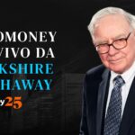 Transmissão ao vivo da InfoMoney na conferência da Berkshire Hathaway, destacando investimentos e estratégias financeiras.