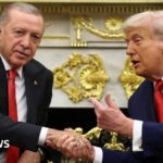Trump urges Erdogan to stop buying Russian oil as they meet at White House - live updates