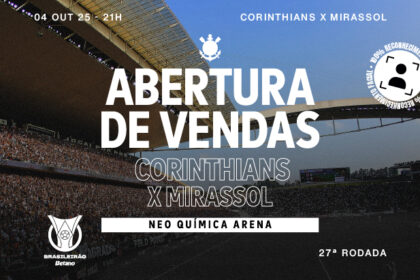 Corinthians x Mirassol – Brasileirão Betano 2025
