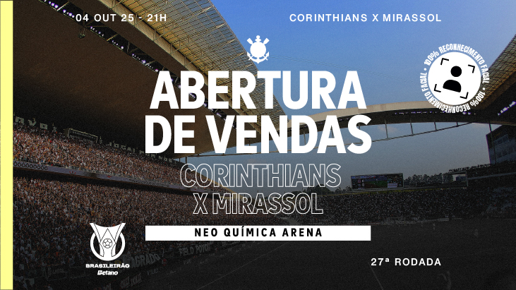 Corinthians x Mirassol – Brasileirão Betano 2025