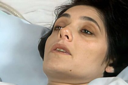 Diná faz pedido a espírito de Otávio no hospital Chegou a hora? No hospital, Diná faz pedido para espírito de Otávio