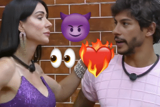 Sextou para Michelle Barros e Shia em 'A Fazenda 17'? Jornalista faz proposta ousada e surpreende até o ator: 'No meio da pista?'