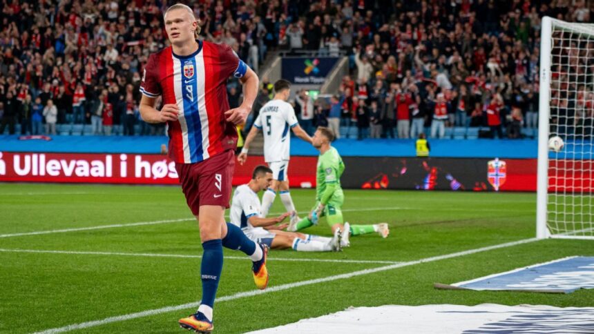 Haaland é disparado o mais rápido a fazer 50 gols por seleções e destrói até Messi e Cristiano Ronaldo