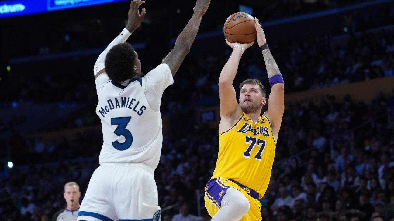 Luka Doncic estabelece recorde dos Lakers com 92 pontos em 2 jogos Copy Link