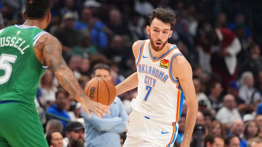 Thunder rule Chet Holmgren (back tightness) out vs. Kings