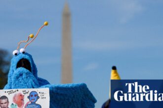 Republicans mostly silent as millions of Americans protest Trump on No Kings day | Protests (US)