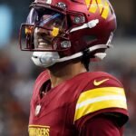 Commanders QB Jayden Daniels off injured against the Cowboys