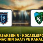 Başakşehir - Kocaelispor maçının saati ve kanalı bell oldu BAŞAKŞEHİR - KOCAELİSPOR MAÇININ SAATİ VE KANALI: Süper Lig Başakşehir - Kocaelispor maçı ne zaman, saat kaçta, hangi kanalda? Muhtemel 11'ler!