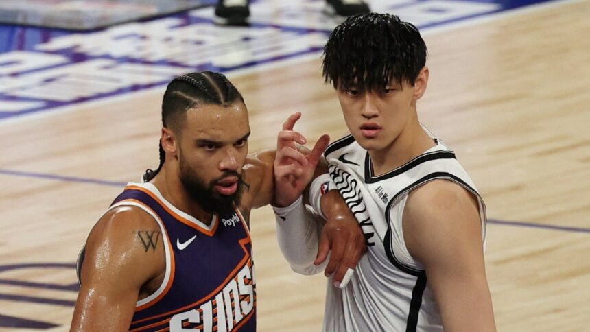 Dillon Brooks takes elbow during Suns practice, requiring stitches