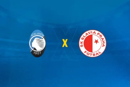 Atalanta enfrenta Slavia Praha: análises e palpites Escudos de Atalanta x Slavia Praga