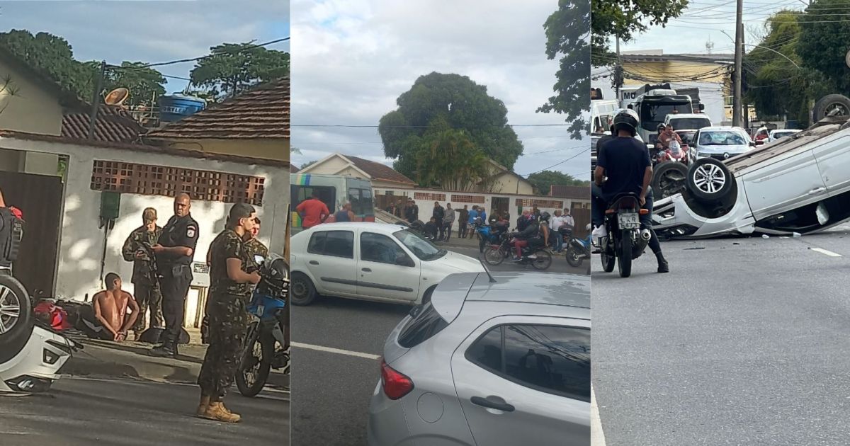 Tiroteio entre milicianos na Zona Oeste do RJ resulta em morte RJ: Tiroteio entre milicianos na Zona Oeste causa capotamento e uma morte