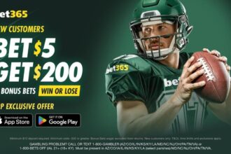 Use bet365 bonus code CBSBET365, get $200 bonus bets by targeting Steelers, Broncos, NFL Week 8 games