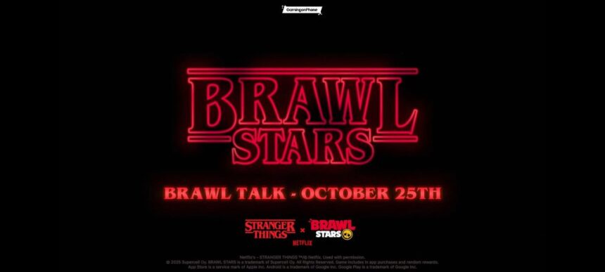 Brawl Stars anuncia colaboração com Stranger Things antes do Brawl Talk Brawl Stars x Stranger Things Collab in Upcoming Brawl Talk Cover, Brawl Stars
