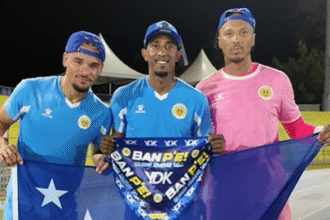 Jogadores da Seleção de Curaçao (foto: Divulgação)