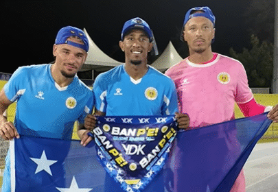 Jogadores da Seleção de Curaçao (foto: Divulgação)