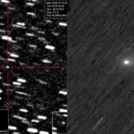 Novas imagens mostram cometa 3I/ATLAS sobrevoando Marte; veja