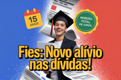 Com novas regras anunciadas em julho de 2025, renegociação do FIES permitirá parcelamento em até 15 anos e perdão total de encargos moratórios