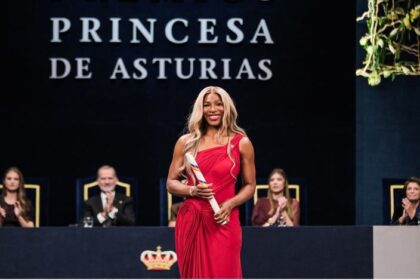 Serena apresenta nova silhueta no prêmio Princesa de Astúrias Serena exibe nova silhueta no prêmio Princesa de Astúrias em Oviedo