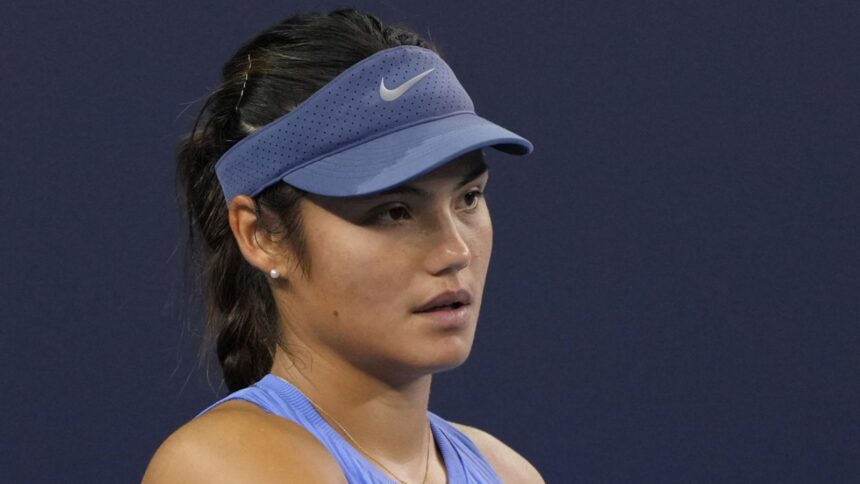 Emma Raducanu: British No 1 retires during first round of Wuhan Open against Ann Li | Tennis News