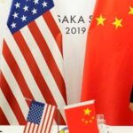 Arquivo - Trump e Xi Jinping: os dois podem se encontrar no final do mês para tentar aliviar restrições comerciais