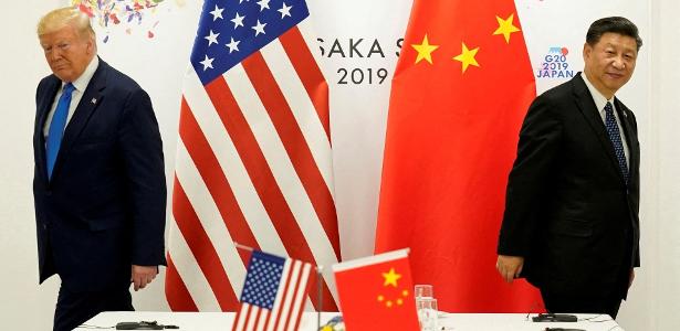 Arquivo - Trump e Xi Jinping: os dois podem se encontrar no final do mês para tentar aliviar restrições comerciais