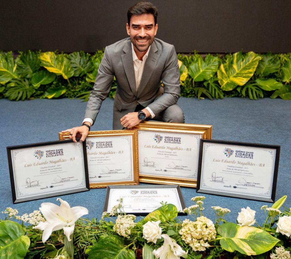 Luís Eduardo Magalhães vence Prêmio Band Cidades Excelentes e prefeito Junior Marabá é destaque