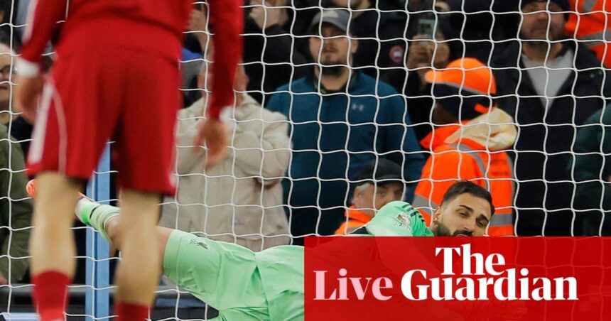 Manchester City enfrenta Liverpool na Premier League ao vivo Manchester City v Liverpool: Premier League – live | Premier League