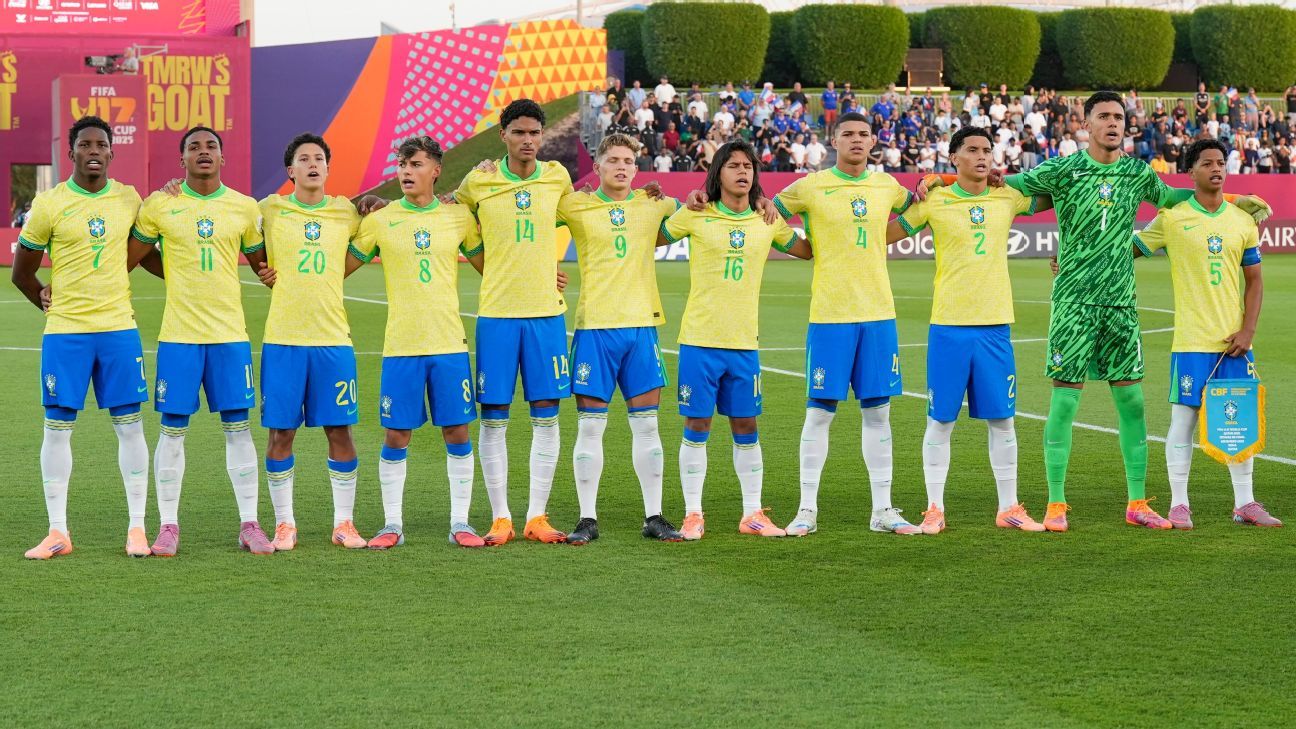 Brasil x Marrocos: onde assistir ao vivo, horário e provável escalação do jogo do Mundial sub-17