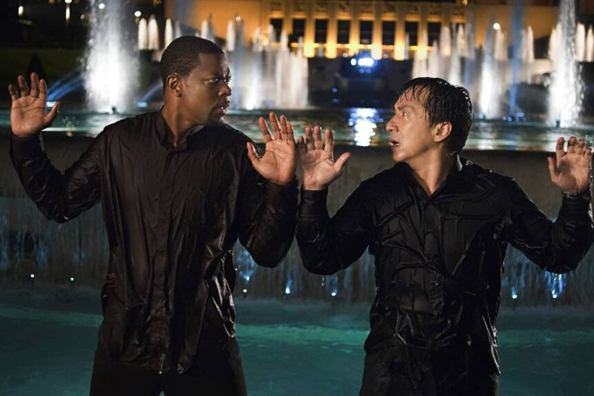 Chris Tucker e Jackie Chan em cena do filme