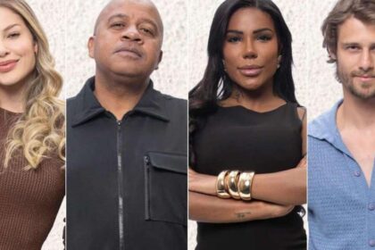 Carol Lekker, Matheus Martins, Saory Cardoso e Toninho Tornado estão na oitava roça