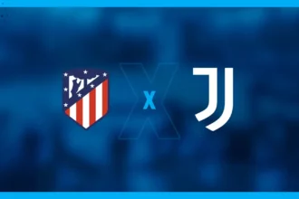 Escudos de Atlético de Madrid x Juventus