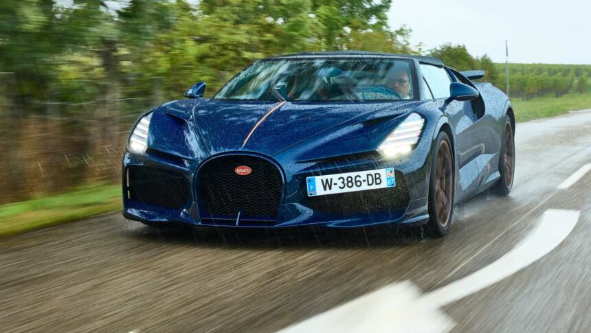 Bugatti Mistral review – behind the wheel of the £5m W16 swansong