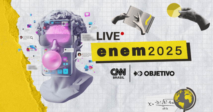 Enem 2025: CNN Brasil transmite live com correção da prova em tempo real