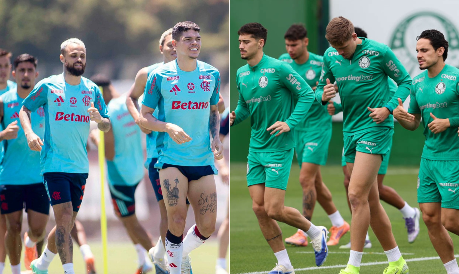 programação da semana de flamengo e palmeiras veja programação da semana de Flamengo e Palmeiras