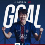 LEE! LEE! Lee Kang-in finally burst, his first goal in the league against Le Havre! Attacking 3 games in a row with crazy left foot