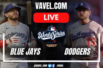 Toronto Blue Jays perdem para Los Angeles Dodgers na Série Mundial VAVEL logo