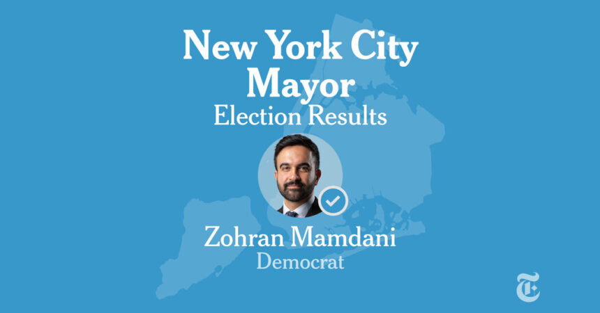 Resultados da eleição para prefeito de Nova York 2025: Mamdani vence New York City Mayoral Election Live Results 2025: Mamdani Wins