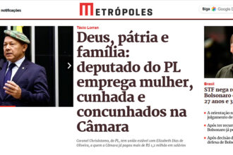 Gabinete do Coronel Chrisóstomo vira “negócio de família” com mais de R$ 2 milhões pagos a parentes