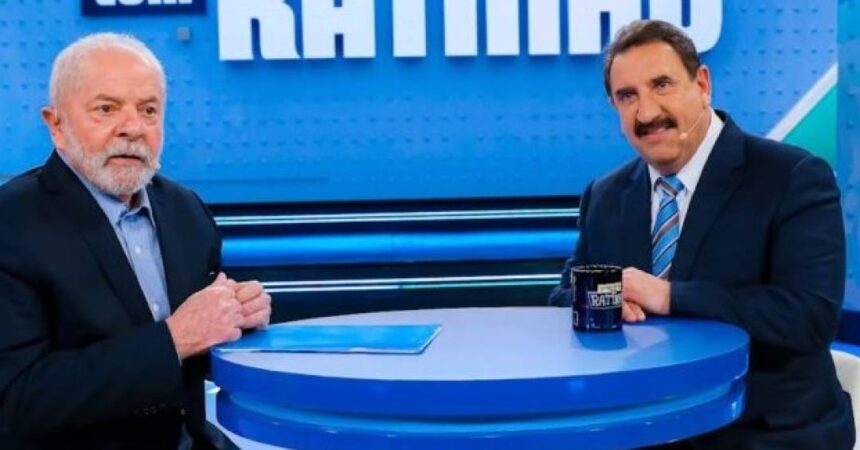 O recado de Ratinho a Lula sobre eleição presidencial