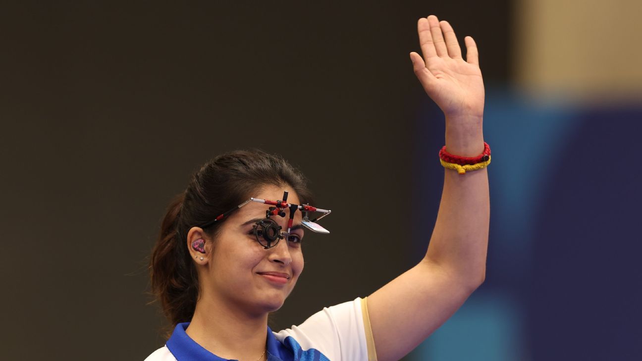 Manu Bhaker conquista ouro no nacional de tiro em dezembro Manu Bhaker wins gold in shooting nationals; Mumba Masters, Ganges Grandmasters earn wins in GCL: Indian Sports, December 15