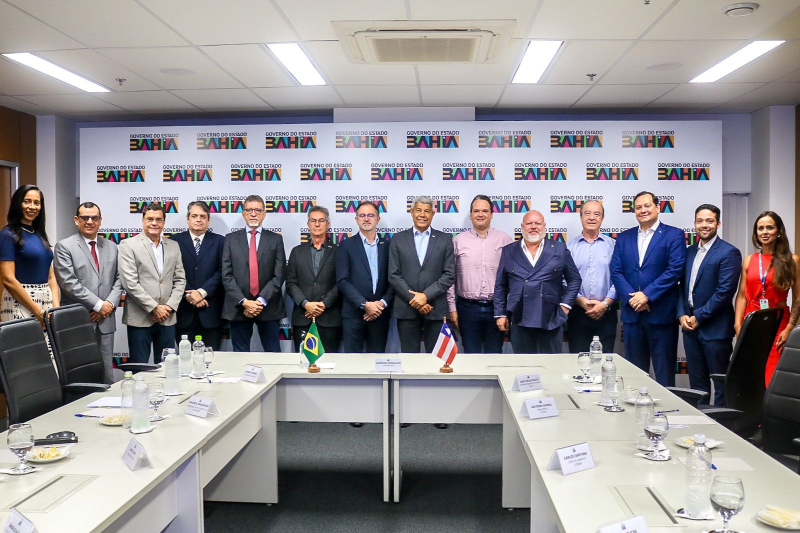 Visita da superintendência do Porto de Itajaí ao governador da Bahia Superintendência do Porto de Itajaí realiza visita institucional ao governador da Bahia