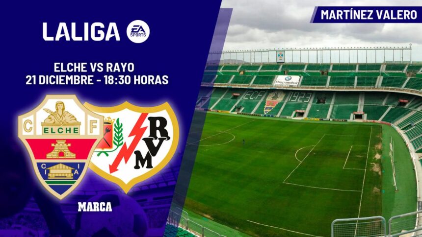 Elche - Rayo | El Martínez Valero mide la euforia vallecana: previa, análisis, pronóstico y predicción