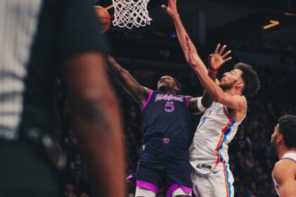 Anthony Edwards retorna e garante vitória do Timberwolves sobre Thunder Anthony Edwards Timberwolves Thunder