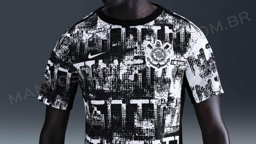 Corinthians e Nike apresentam nova camisa e coleção de treino 2026 Corinthians e Nike lançam nova camisa pré-jogo e coleção de treino para 2026 » Mantos do Futebol