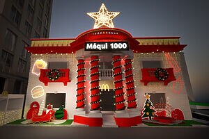 McDonald’s decora restaurantes de São Paulo e do Rio de Janeiro para o Natal (Crédito: Divulgação)