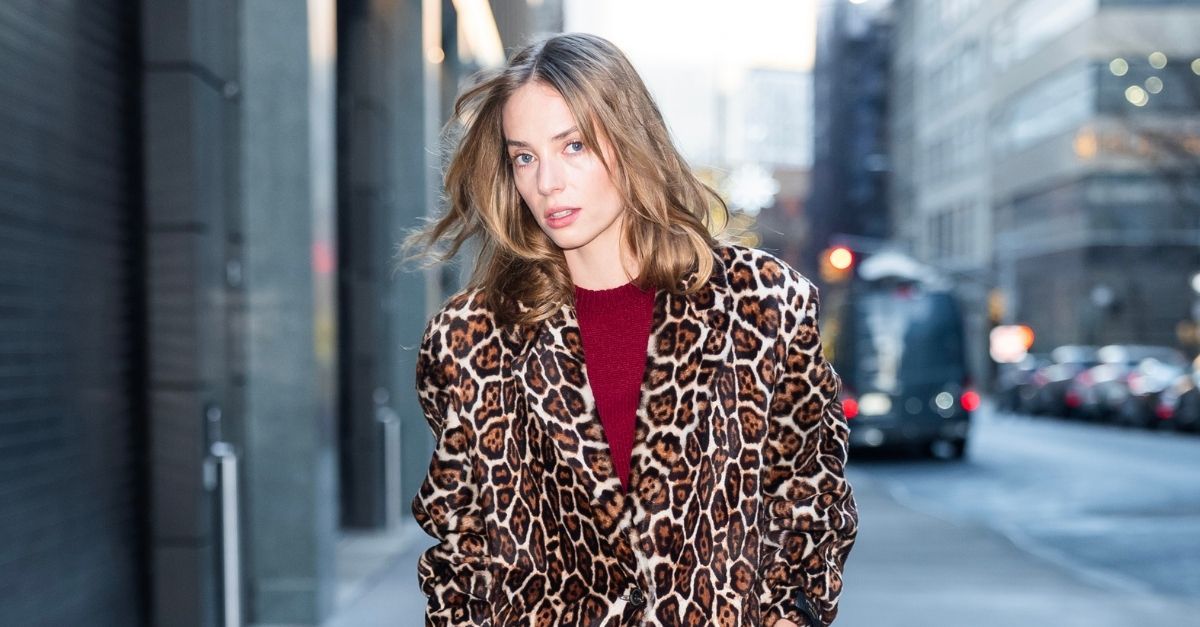 Maya Hawke's Easy Color Trick for Styling Leopard Print